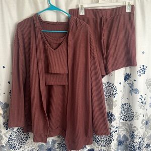 SHEIN 3 piece loungewear set